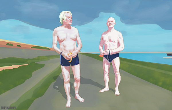 #980A Two Swimmers (A) 2015