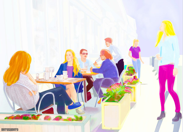 #990B The new coffee shop (ii) 2015