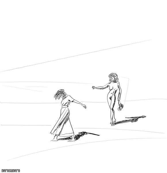 #1001 Drawing for Madonna & Giulja Viola 2016