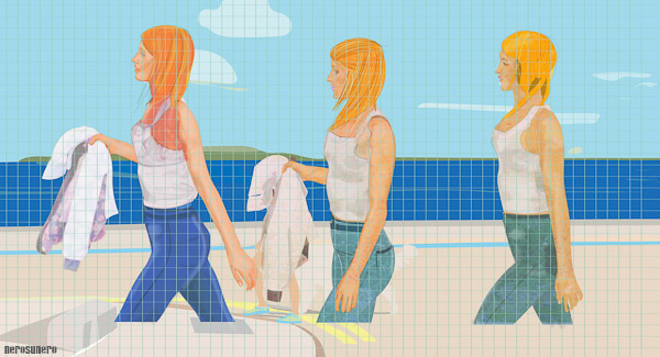 #1048A Three Girls / Summer Walks 2016