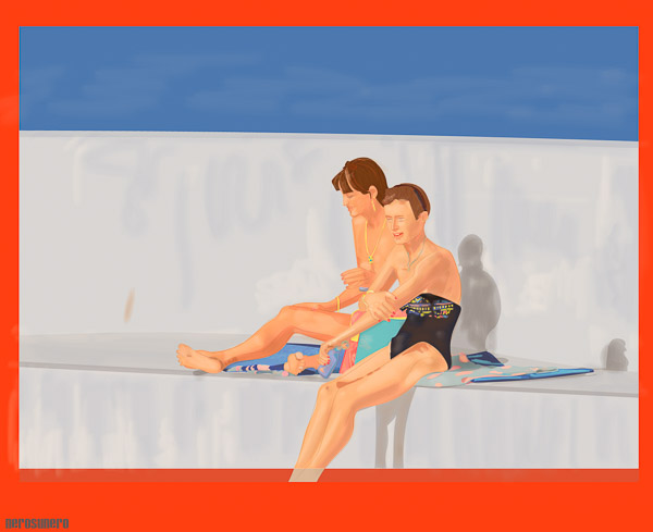 #1062A Sunbathing 2016