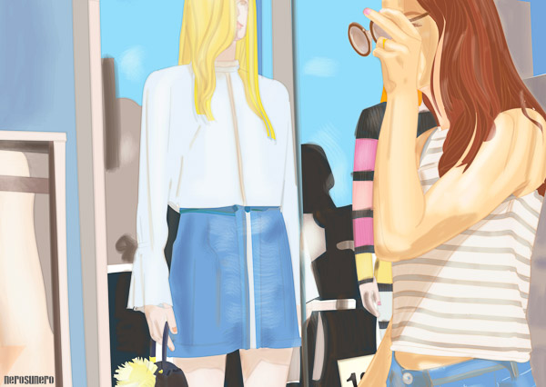 #1065B Girls and Glasses / City 2016