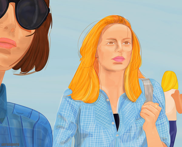 #1076C Two, three girls 2016