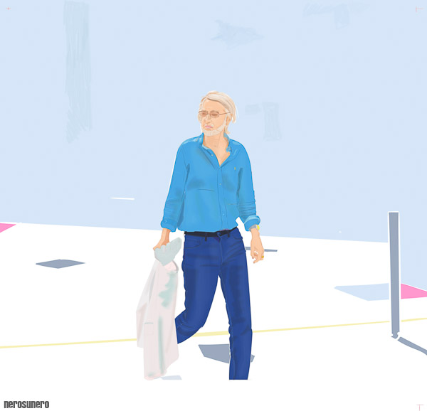 #1099A Blue Man / Man in Blue 2016