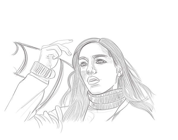 #1114DRA Drawing Sandra 2017