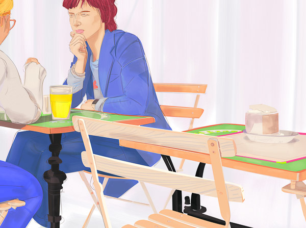 #1127C Orange Juice at the Coffee Shop 2017