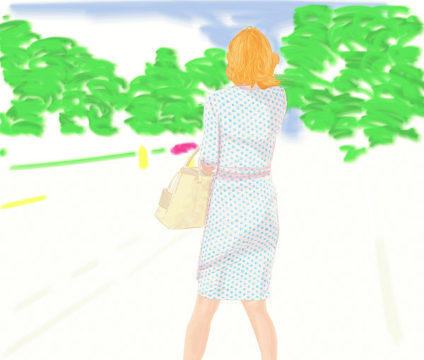 #1131A City on Sunday Morning. Marianne. 2017