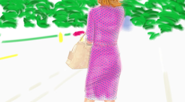 #1131D City on Sunday Morning. Marianne on purple 2017