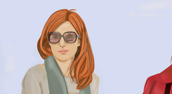 #1138B Jenny. On the wall 2017