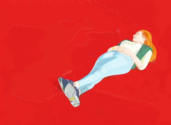 #1140A Red Grass 2017