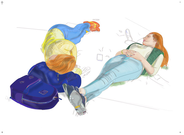 #1140B Study for Grass 2017