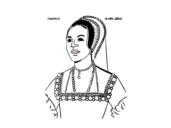 #1143A Federica as Anna Bolena (19 April 2017) 2017