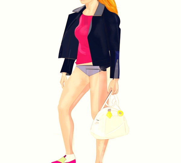 #1145A Street with girl 2017