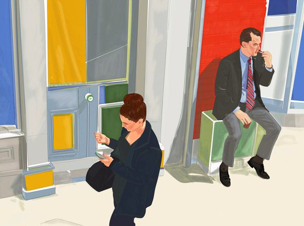 #1151B Street with figures 2017