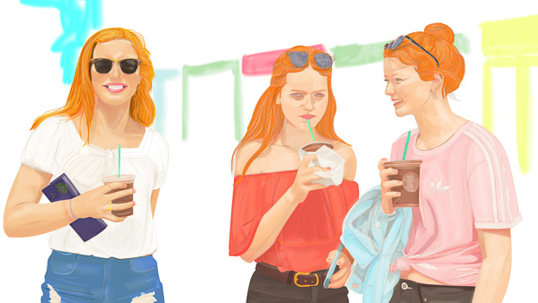 #1160C 3 young women 2017