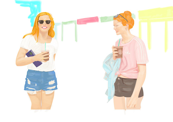 #1161A 2 young women 2017