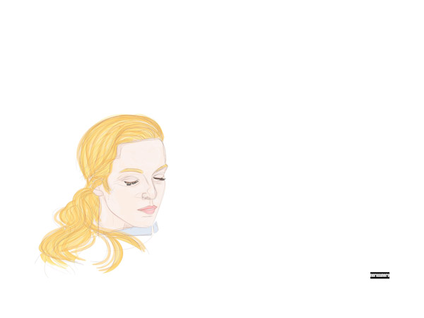 #1176A Girl with closes eyes 2017