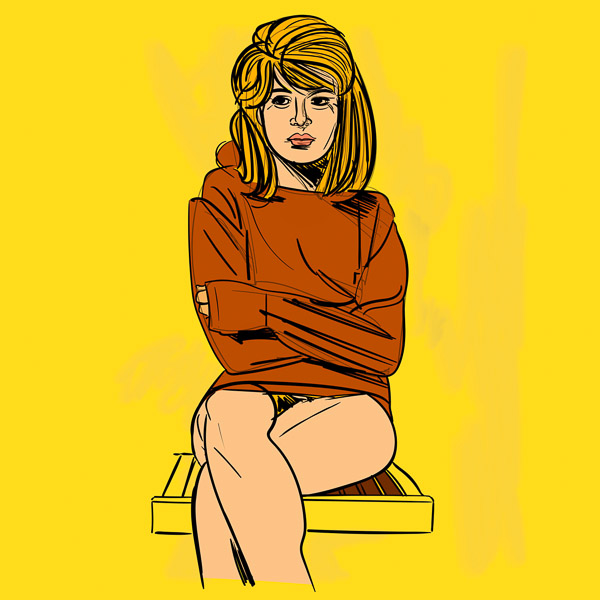 #1181B Monica Vitti, Red Desert 2017