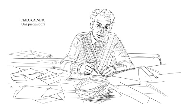 #1183A Italo Calvino. Una pietra sopra 2017