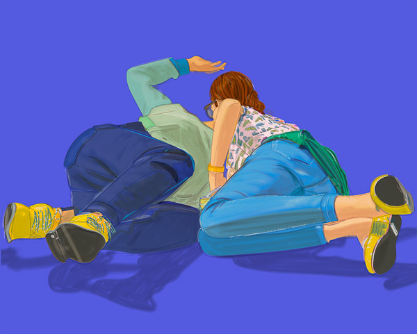 #1192B Couple #2 (4 Couples on the grass) 2017