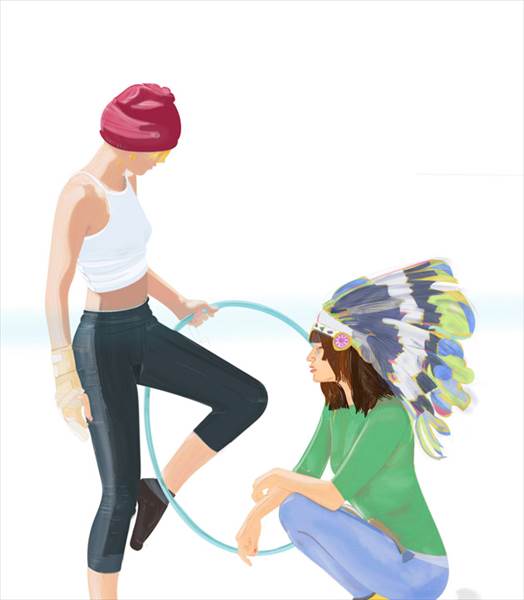 #1207AX The wounded joggler (Cultural Appropriations) 2017