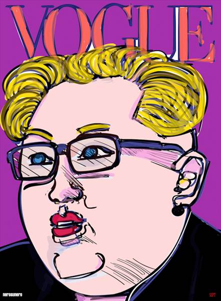 #1227ACart A question of hairstyle (Kim Jong-un for Vogue Mag) 2017
