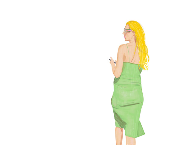 #1242A Lady in green 2018