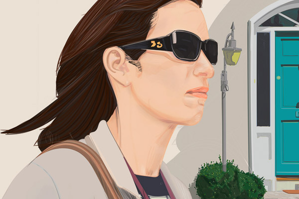 #1246C Jane and the blue door (Identity) 2018