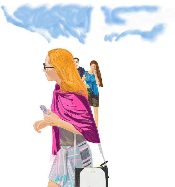 #1252A Girl with red cape 2018