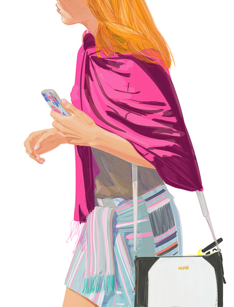 #1252B Girl with red cape 2018