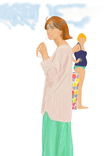 #1253A Girl with straw 2018