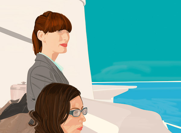 #1260A Blue afternoon at the Martello Tower 2018