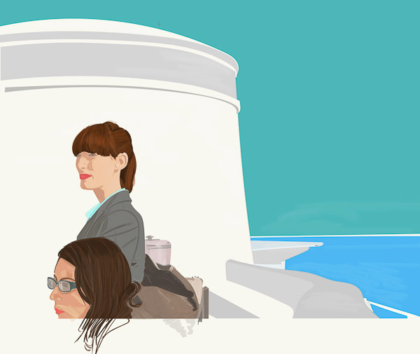 #1260B Blue afternoon at the Martello Tower 2018