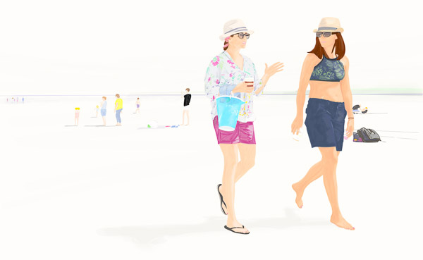 #1266A Weekends (girls with hats) 2018