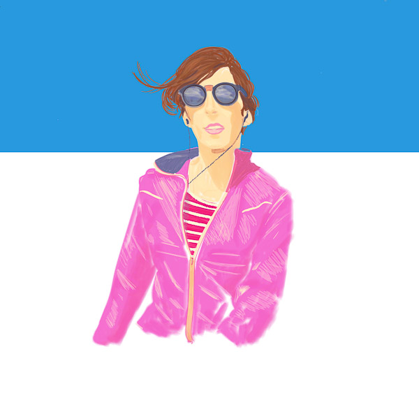 #1275A Portrait with sunglass 2018