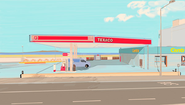 #1277B The Texaco Petrol Station 2018