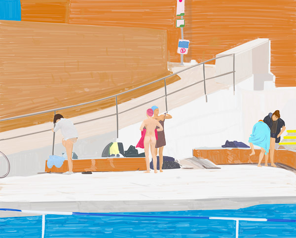 #1319B Women only (Bathers at Martello) 2018