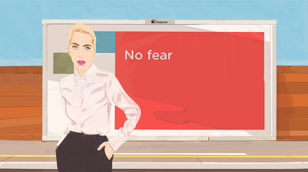 #1332A A new red space (The red billboard) 2018