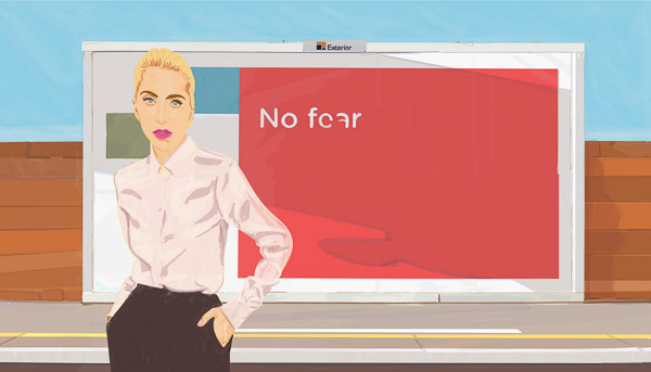 #1332B A new red space (The red billboard) 2018