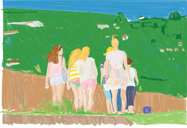 #1334A Family outing (On the west pier) 2018