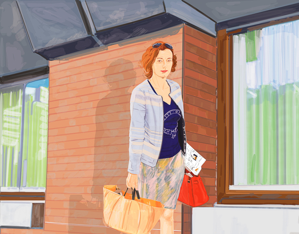 #1341b Portrait of an Irish woman 2019