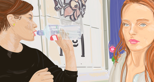 #1342C City with two figures (Dublin) 2019