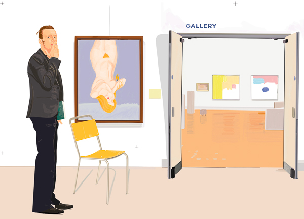 #1343a H., K. and the painting 2019