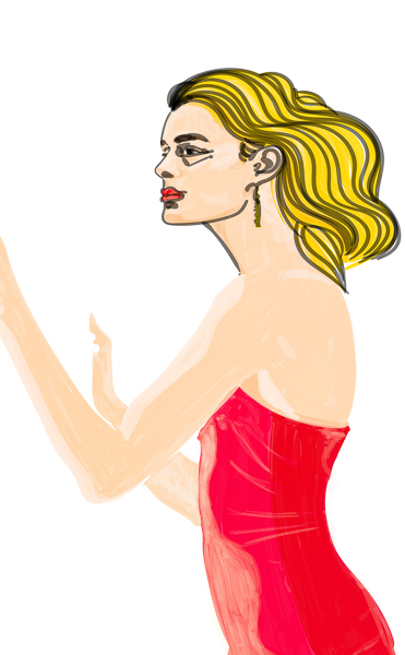 #1352b Patricia, interior with woman  2019