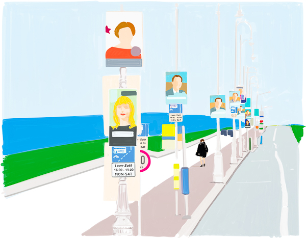 #1376a Identity (Dublin & the Election Posters) #N 2019