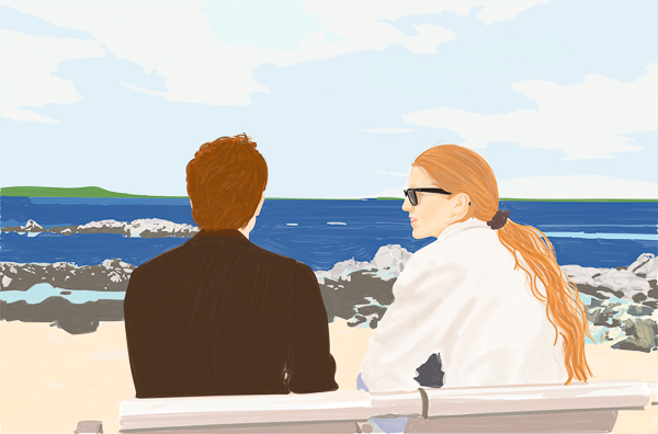 #1386A Late afternoons on the bench 2019