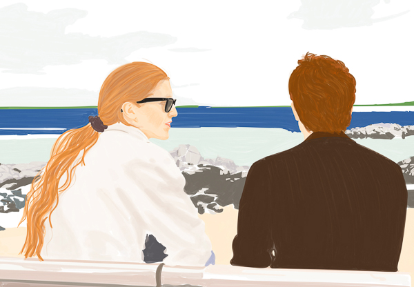 #1386B Late afternoons on the bench 2019