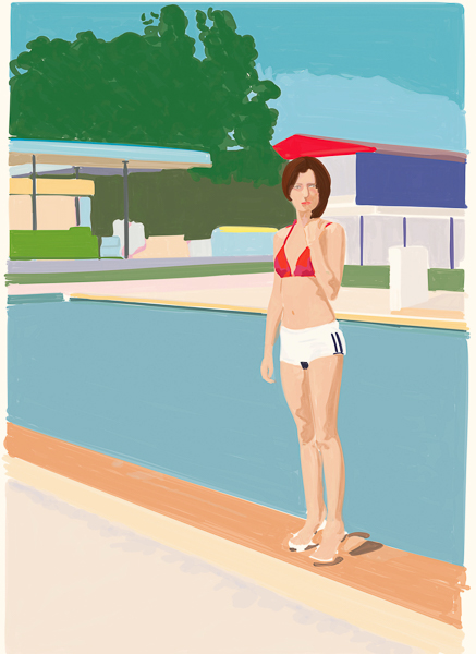 #1392A Stephanie at the swimming pool 2019