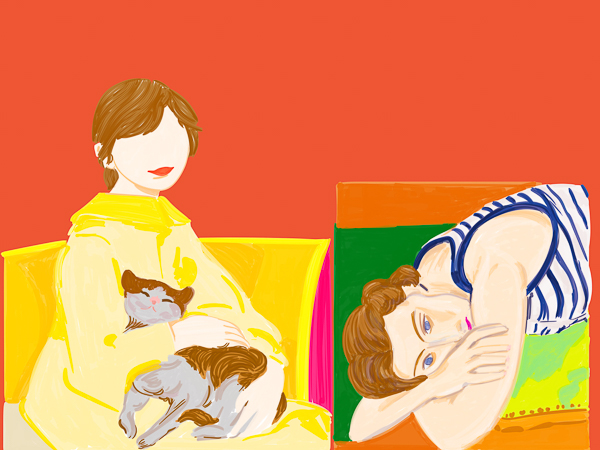 #1434a From Degas to Matisse (Study and composition after Degas and Matisse) 2019